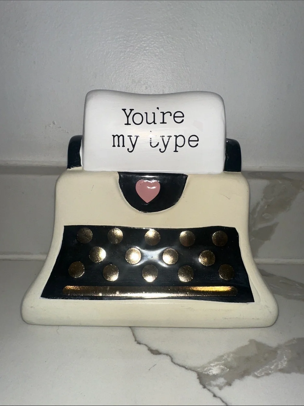 You're My Type Vintage Style Decorative Typewriter Figurine - Spritz - Target